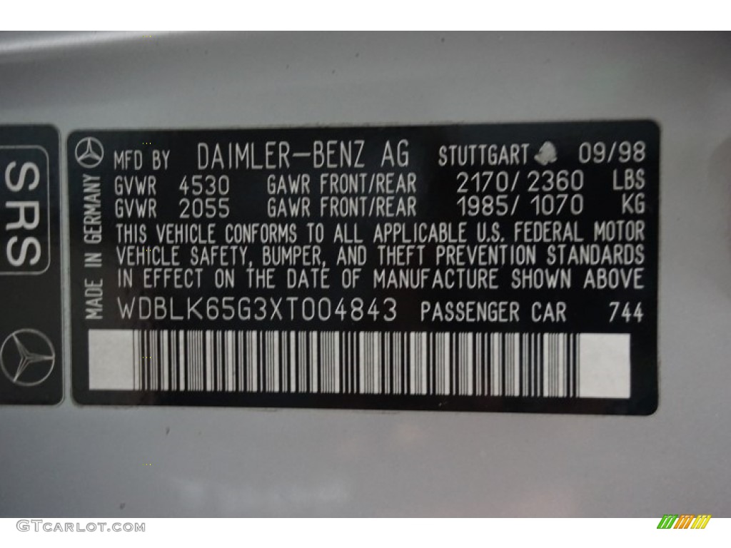 1999 CLK 320 Convertible - Brilliant Silver Metallic / Ash photo #14