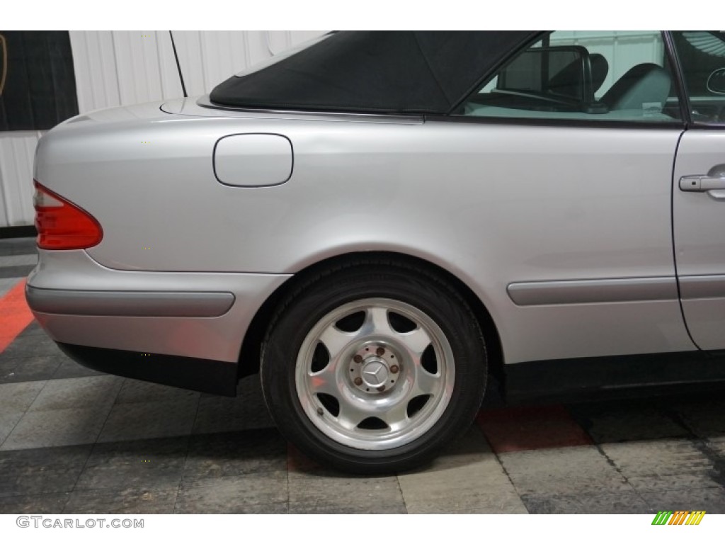 1999 CLK 320 Convertible - Brilliant Silver Metallic / Ash photo #64