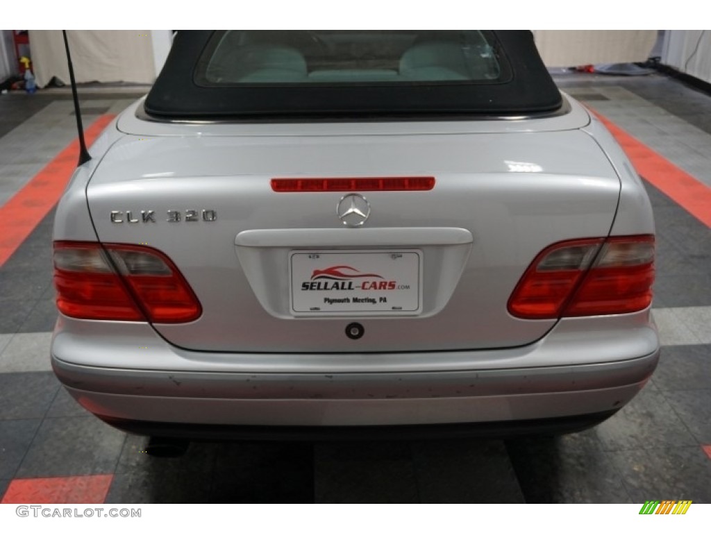 1999 CLK 320 Convertible - Brilliant Silver Metallic / Ash photo #78