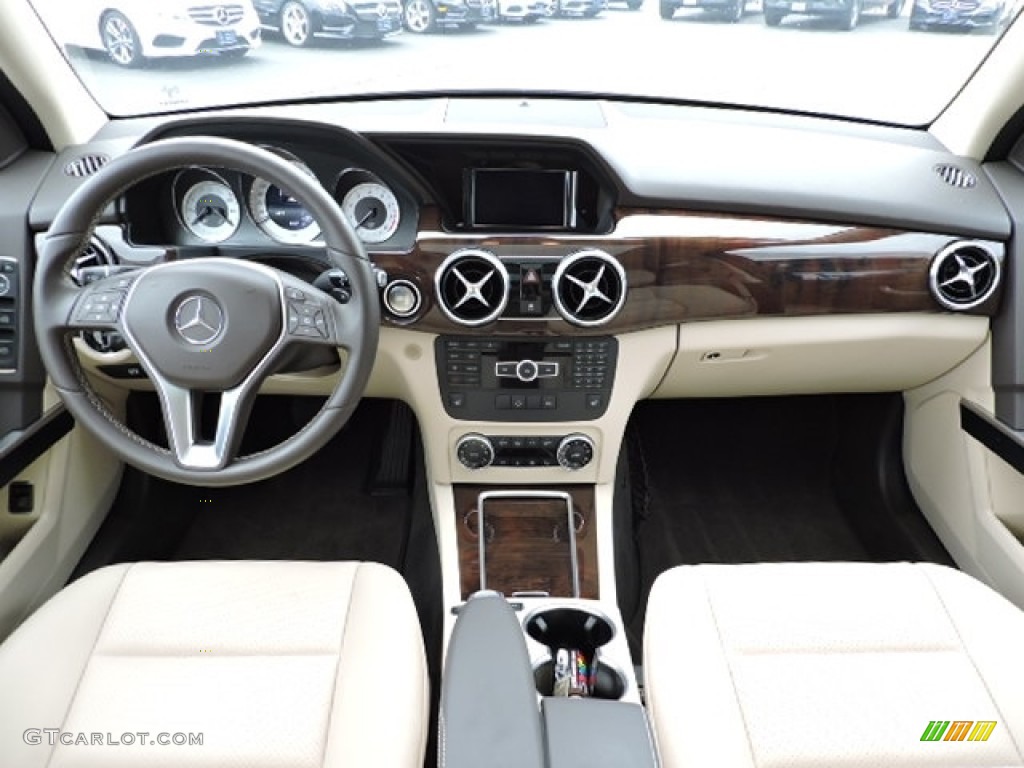 2014 GLK 350 4Matic - Pebble Grey Metallic / Almond Beige/Mocha photo #6
