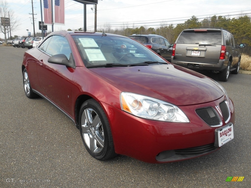 2009 G6 GT Convertible - Performance Red Metallic / Light Taupe photo #17