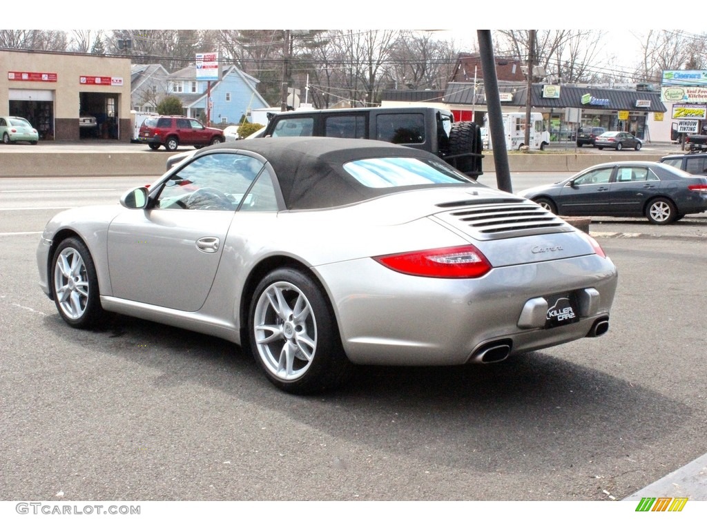 2012 911 Carrera Cabriolet - GT Silver Metallic / Black photo #5