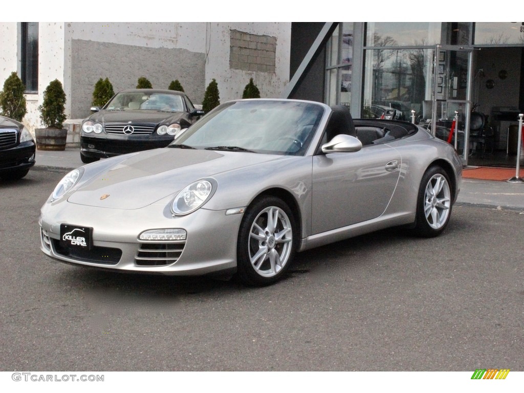 2012 911 Carrera Cabriolet - GT Silver Metallic / Black photo #36