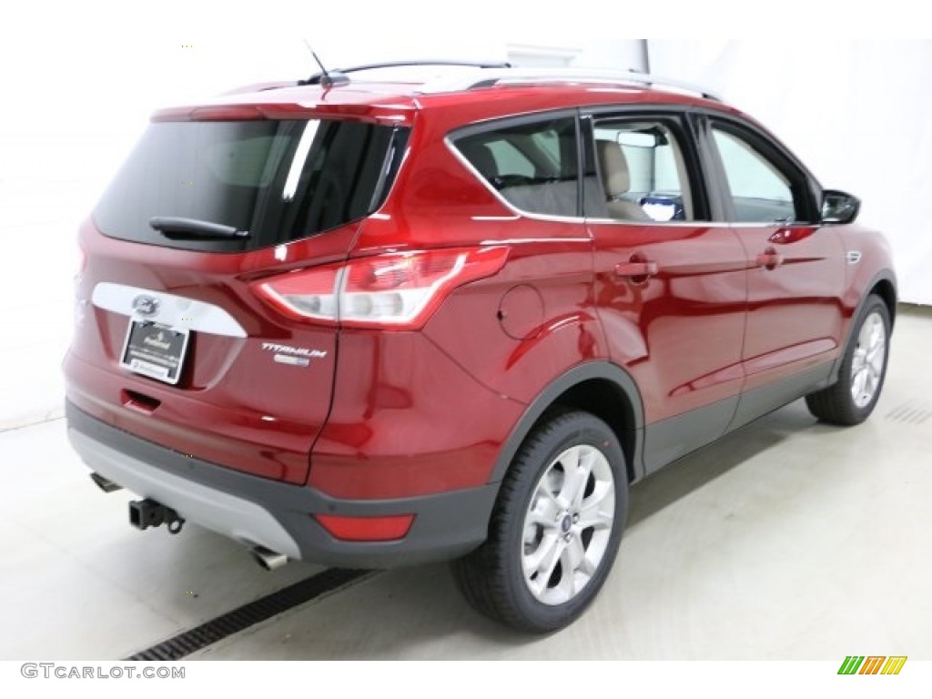 2016 Escape Titanium 4WD - Ruby Red Metallic / Medium Light Stone photo #4