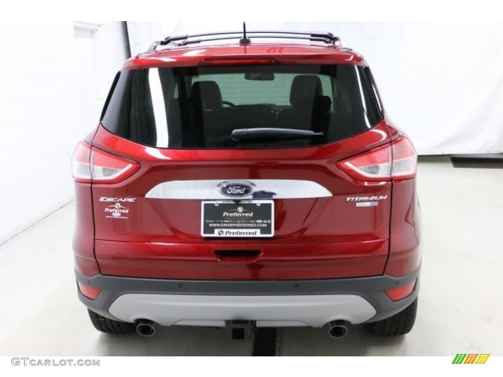 2016 Escape Titanium 4WD - Ruby Red Metallic / Medium Light Stone photo #5
