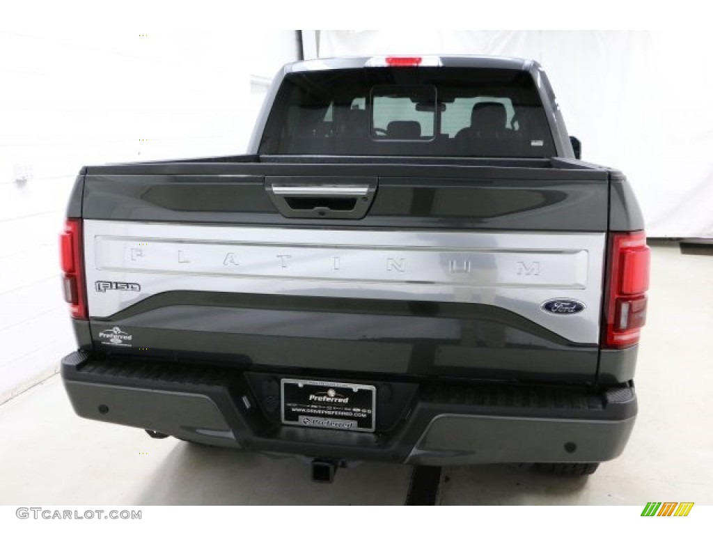 2016 F150 Platinum SuperCrew 4x4 - Magnetic / Platinum Black photo #5