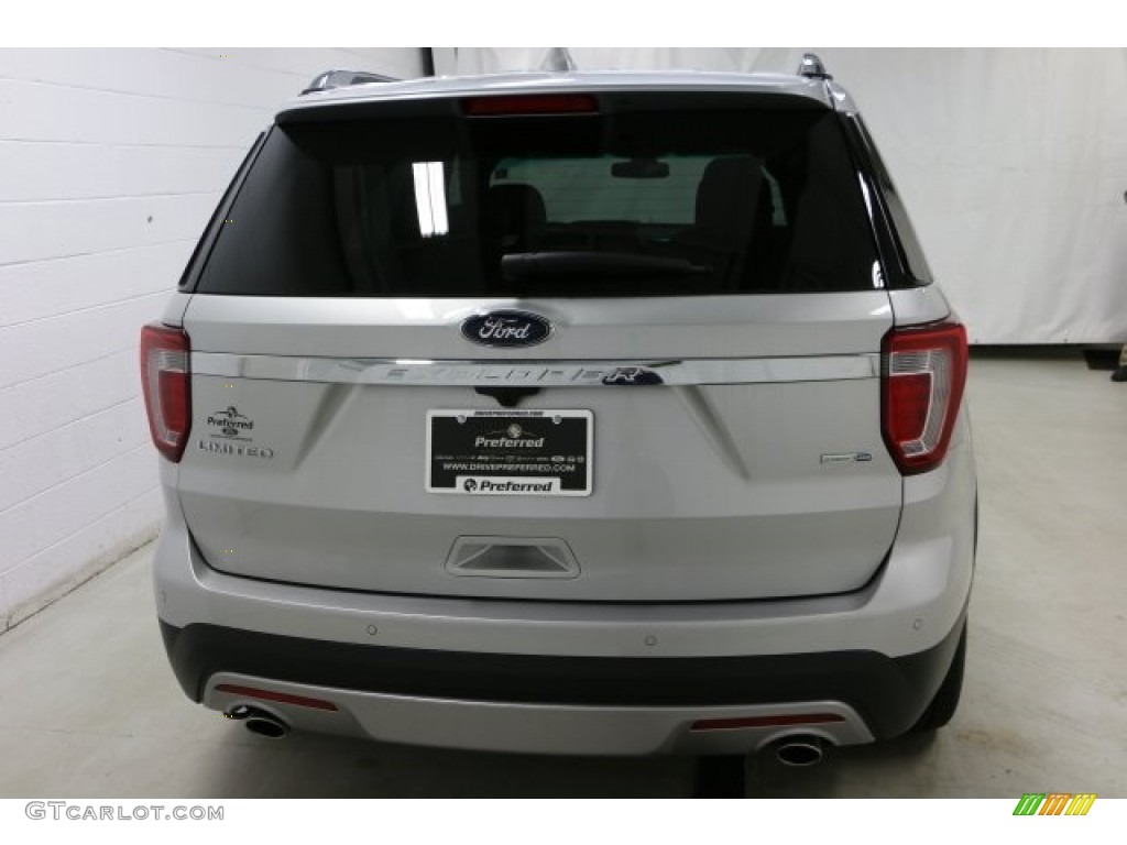 2016 Explorer Limited 4WD - Ingot Silver Metallic / Ebony Black photo #5