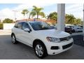 Pure White 2013 Volkswagen Touareg VR6 FSI Lux 4XMotion