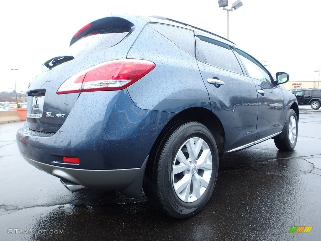 2013 Murano SL AWD - Graphite Blue / Black photo #9