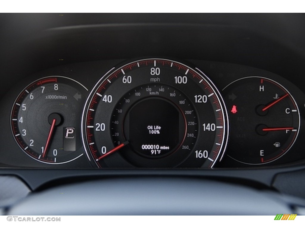 2016 Accord Sport Sedan - Obsidian Blue Pearl / Black photo #14