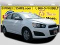 2016 Summit White Chevrolet Sonic LT Sedan  photo #1