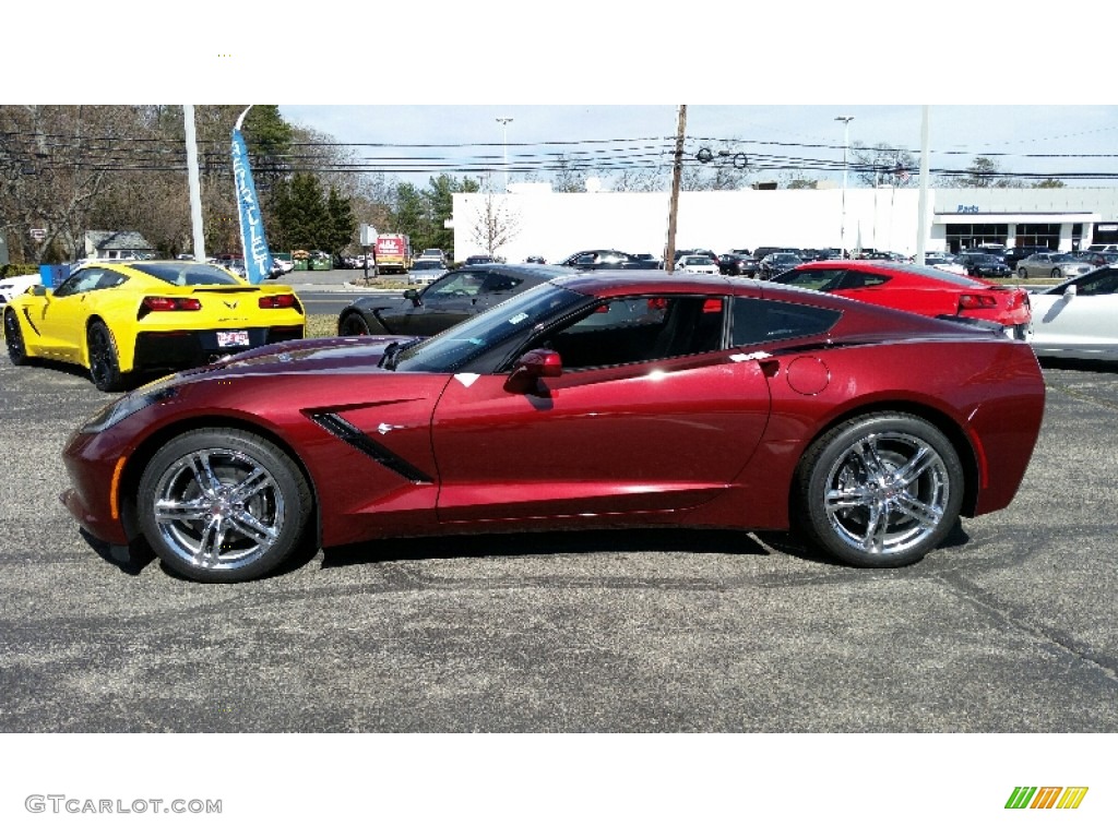 2016 Corvette Stingray Coupe - Long Beach Red Metallic Tintcoat / Jet Black photo #4