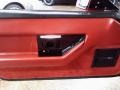 Red 1986 Chevrolet Corvette Convertible Door Panel