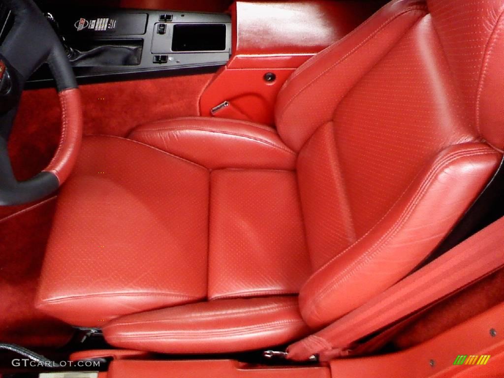 1986 Corvette Convertible - Bright Red / Red photo #14