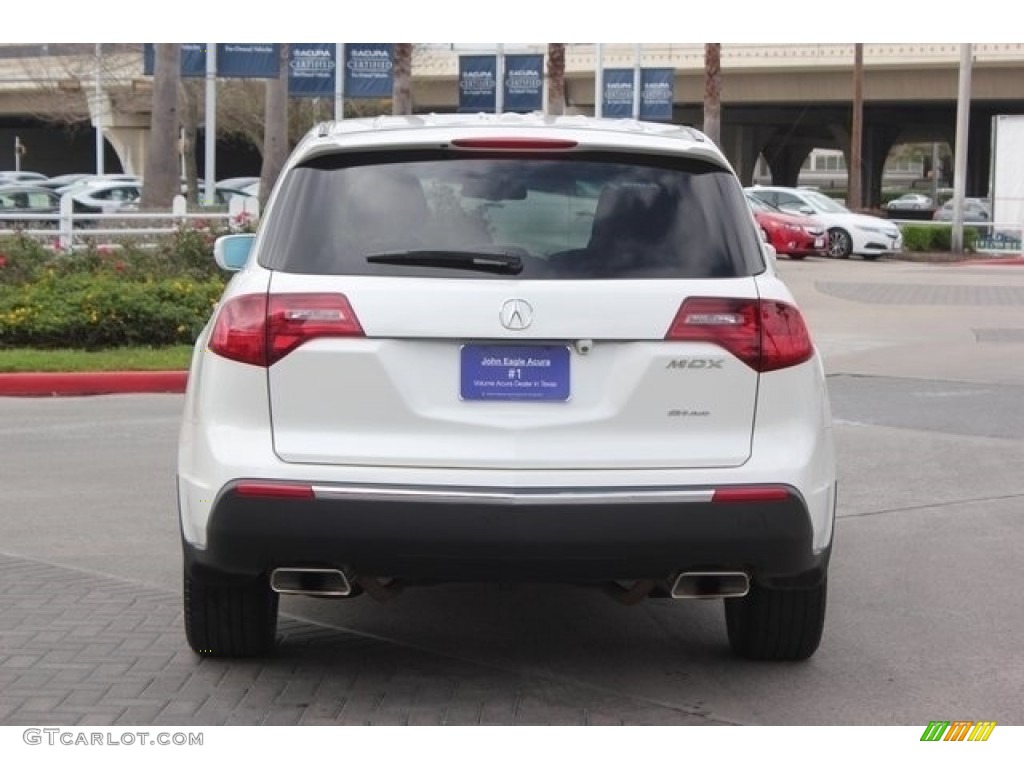 2013 MDX SH-AWD Advance - Aspen White Pearl / Umber photo #6