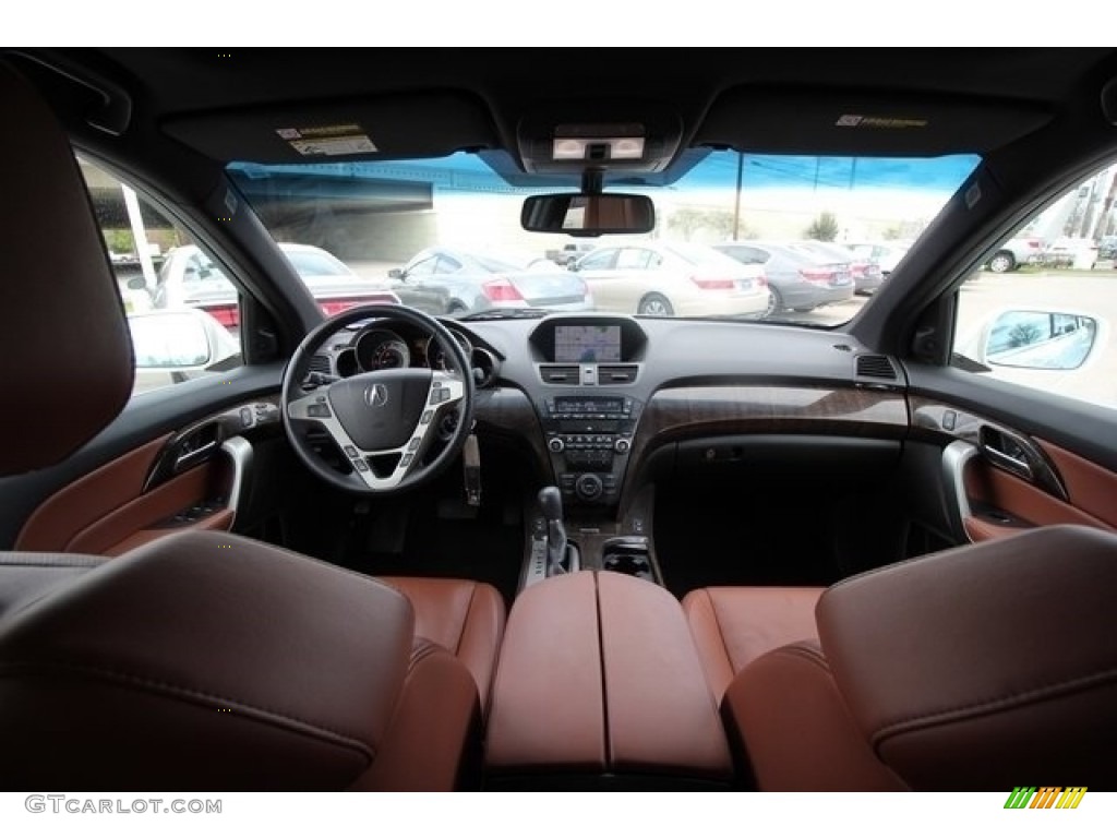 2013 MDX SH-AWD Advance - Aspen White Pearl / Umber photo #9