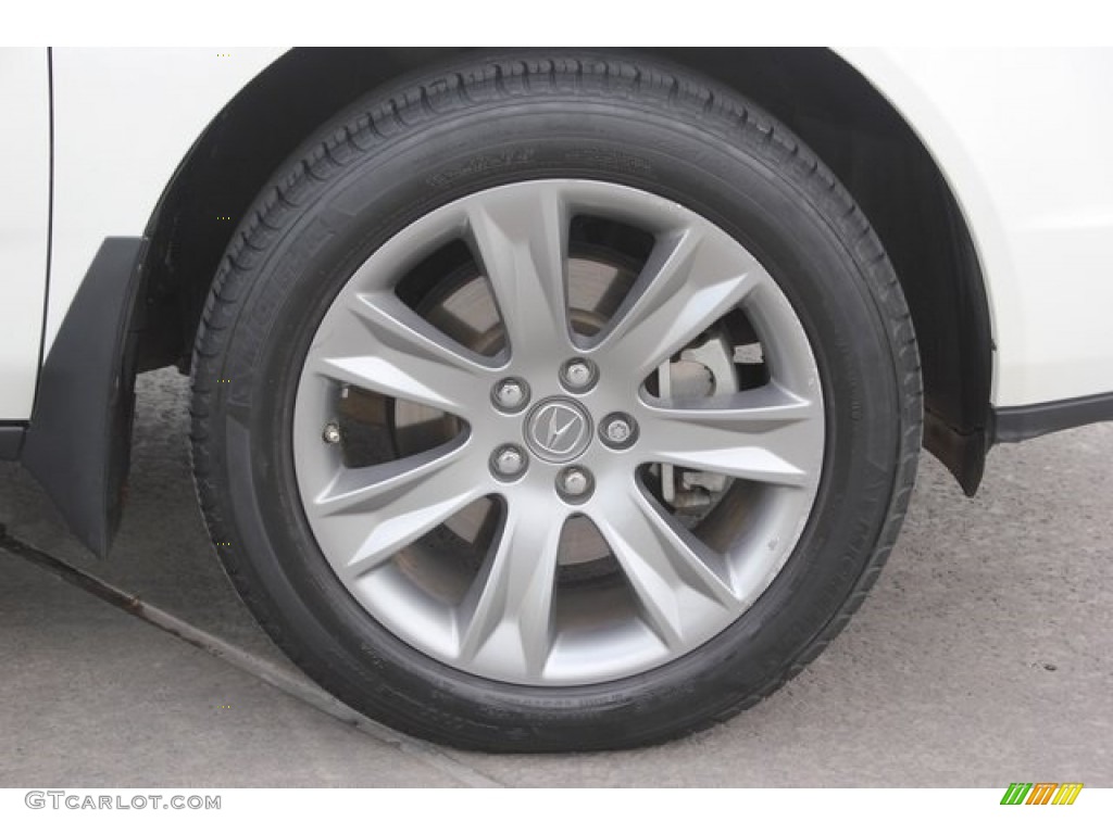 2013 MDX SH-AWD Advance - Aspen White Pearl / Umber photo #11