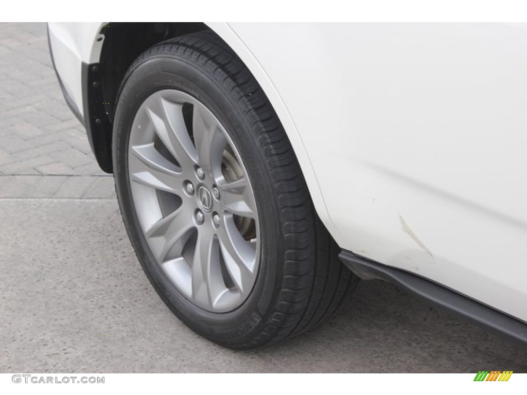 2013 MDX SH-AWD Advance - Aspen White Pearl / Umber photo #12