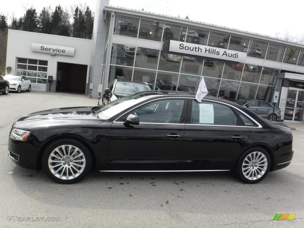 2016 A8 L 3.0T quattro - Brilliant Black / Black photo #2