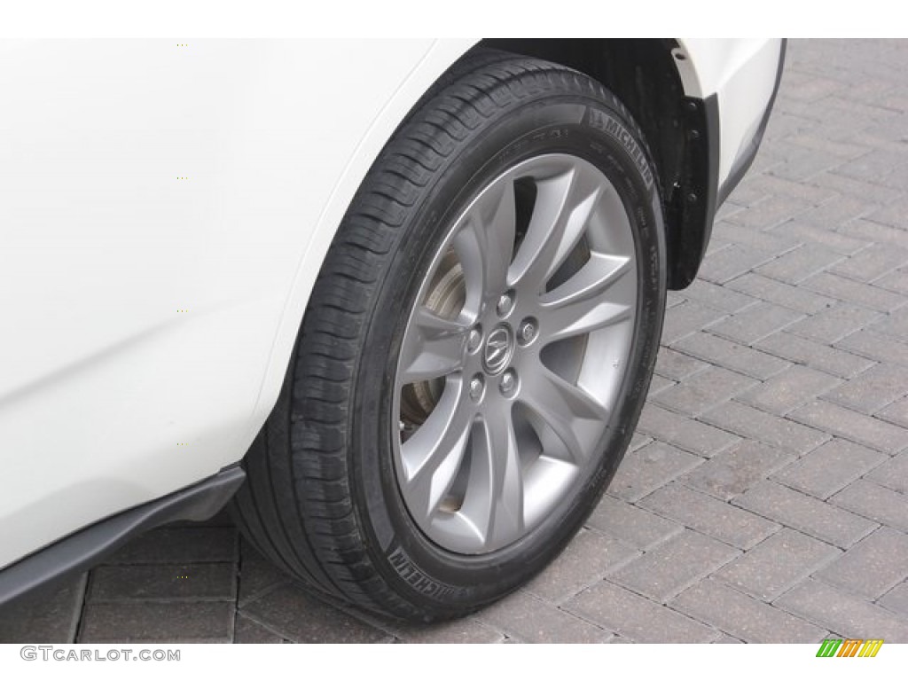 2013 MDX SH-AWD Advance - Aspen White Pearl / Umber photo #13