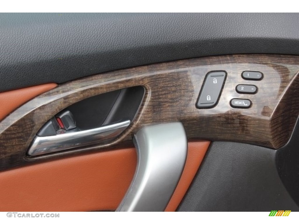 2013 MDX SH-AWD Advance - Aspen White Pearl / Umber photo #17