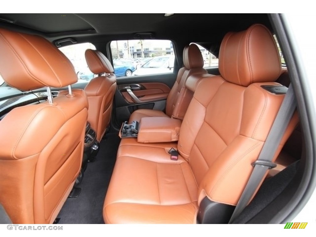 2013 MDX SH-AWD Advance - Aspen White Pearl / Umber photo #23