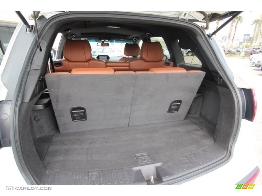 2013 MDX SH-AWD Advance - Aspen White Pearl / Umber photo #25