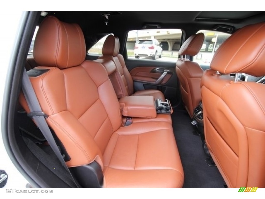 2013 MDX SH-AWD Advance - Aspen White Pearl / Umber photo #28