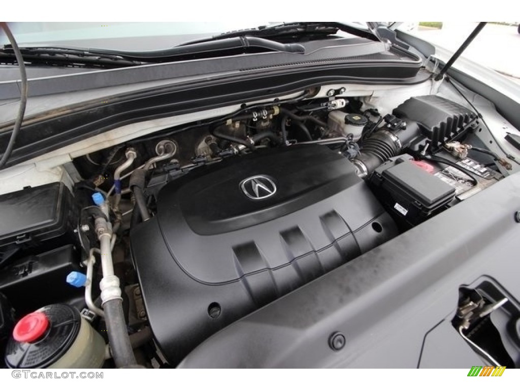 2013 MDX SH-AWD Advance - Aspen White Pearl / Umber photo #31