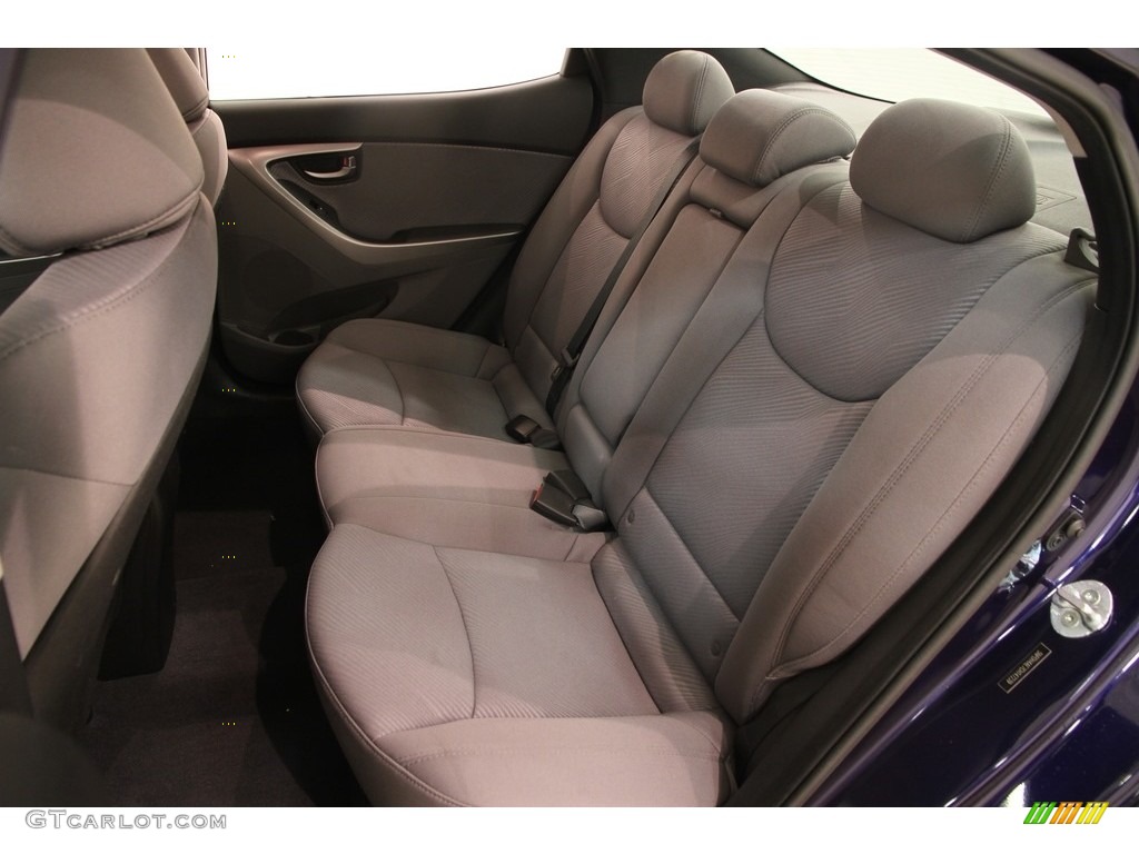 2012 Elantra GLS - Indigo Night Blue / Gray photo #12