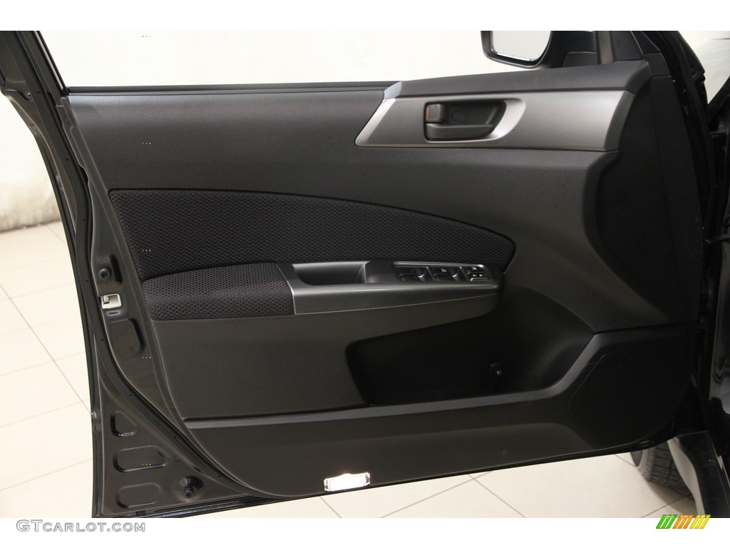 2013 Subaru Forester 2.5 X Black Door Panel Photo #111467554