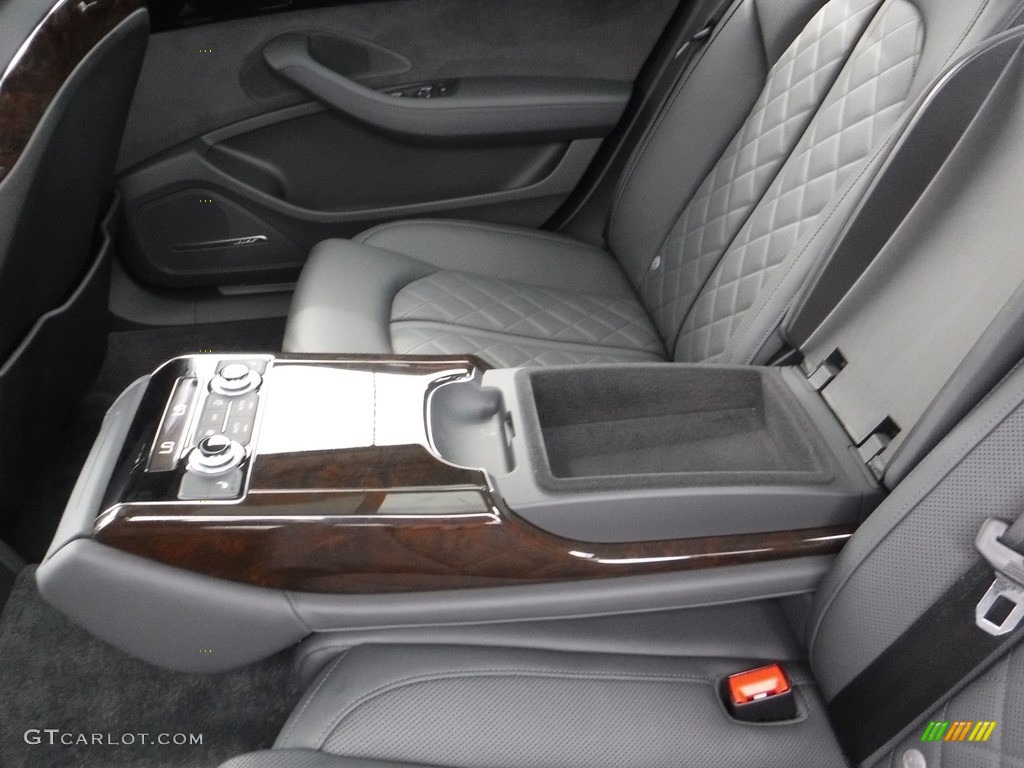 Black Interior 2016 Audi A8 L 3.0T quattro Photo #111467689