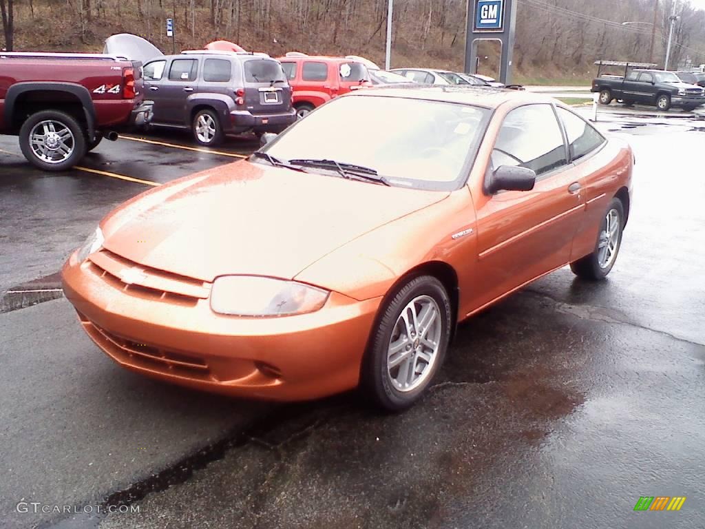 2004 Cavalier Coupe - Sunburst Orange / Graphite photo #1