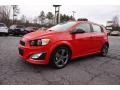 2016 Red Hot Chevrolet Sonic RS Hatchback  photo #3