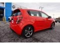 2016 Red Hot Chevrolet Sonic RS Hatchback  photo #7