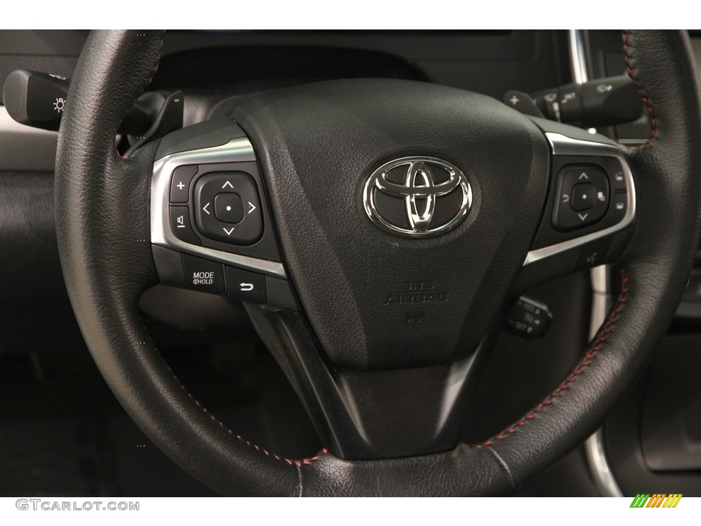 2015 Toyota Camry SE Black Steering Wheel Photo #111468904