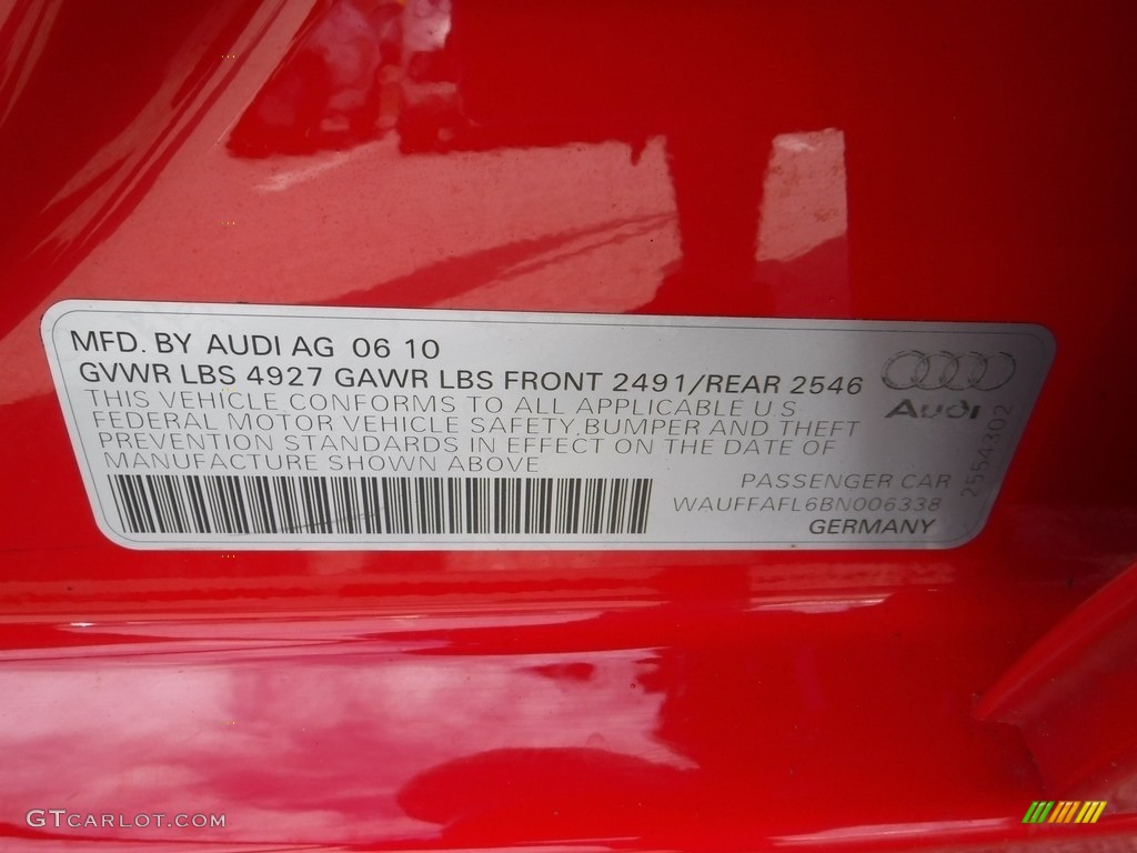 2011 A4 2.0T quattro Sedan - Brilliant Red / Cardamom Beige photo #39