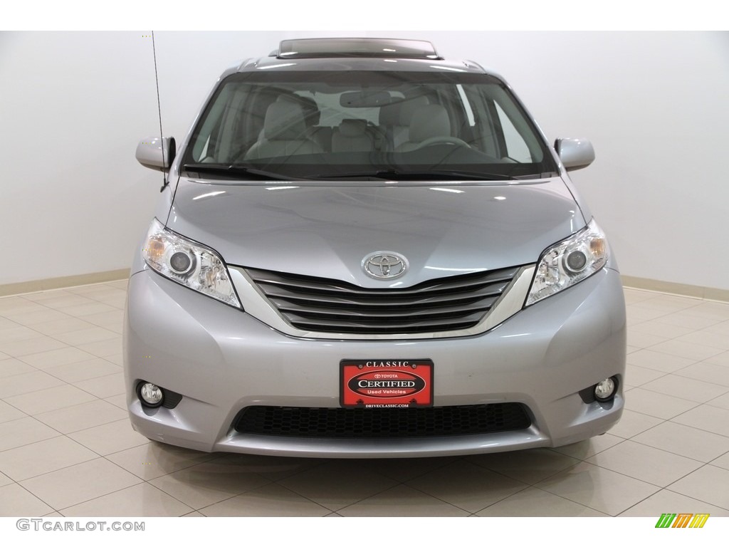 2014 Sienna XLE - Silver Sky Metallic / Light Gray photo #2