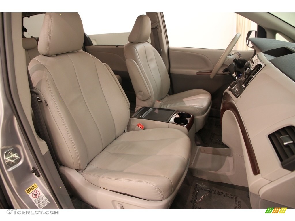 2014 Sienna XLE - Silver Sky Metallic / Light Gray photo #15