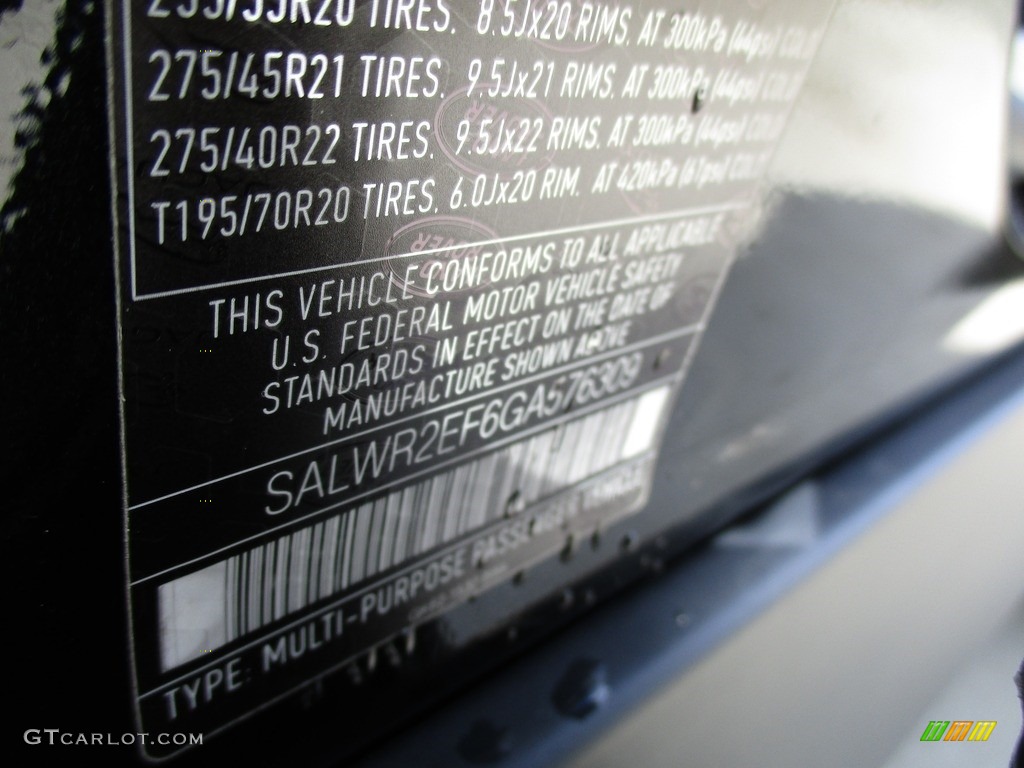2016 Range Rover Sport Supercharged - Santorini Black Metallic / Ebony/Pimento photo #19