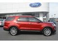 2016 Ruby Red Metallic Tri-Coat Ford Explorer Limited  photo #2