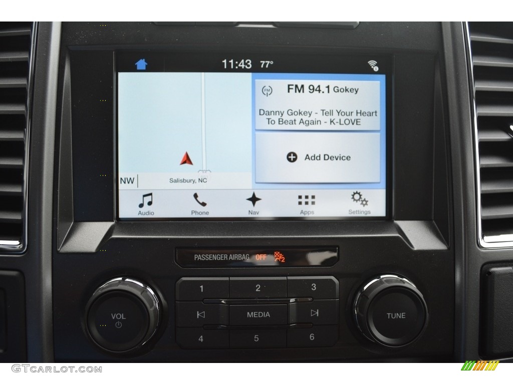 2016 F150 XLT SuperCrew 4x4 - Shadow Black / Medium Earth Gray photo #11
