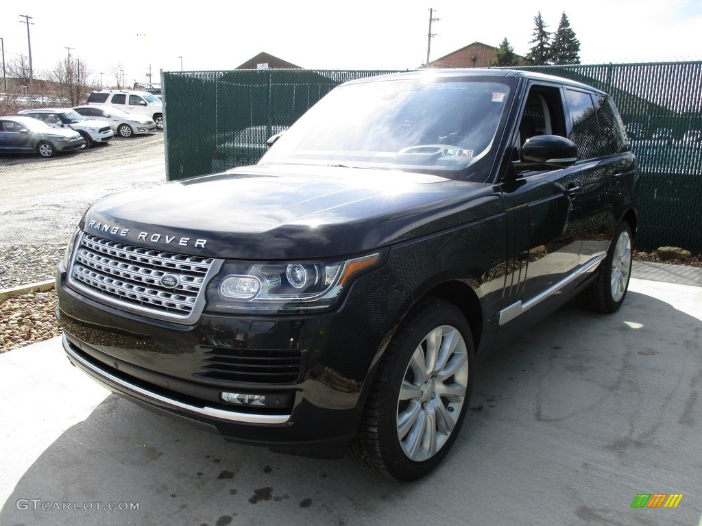 2016 Range Rover Supercharged - Santorini Black Metallic / Ebony/Cirrus photo #7