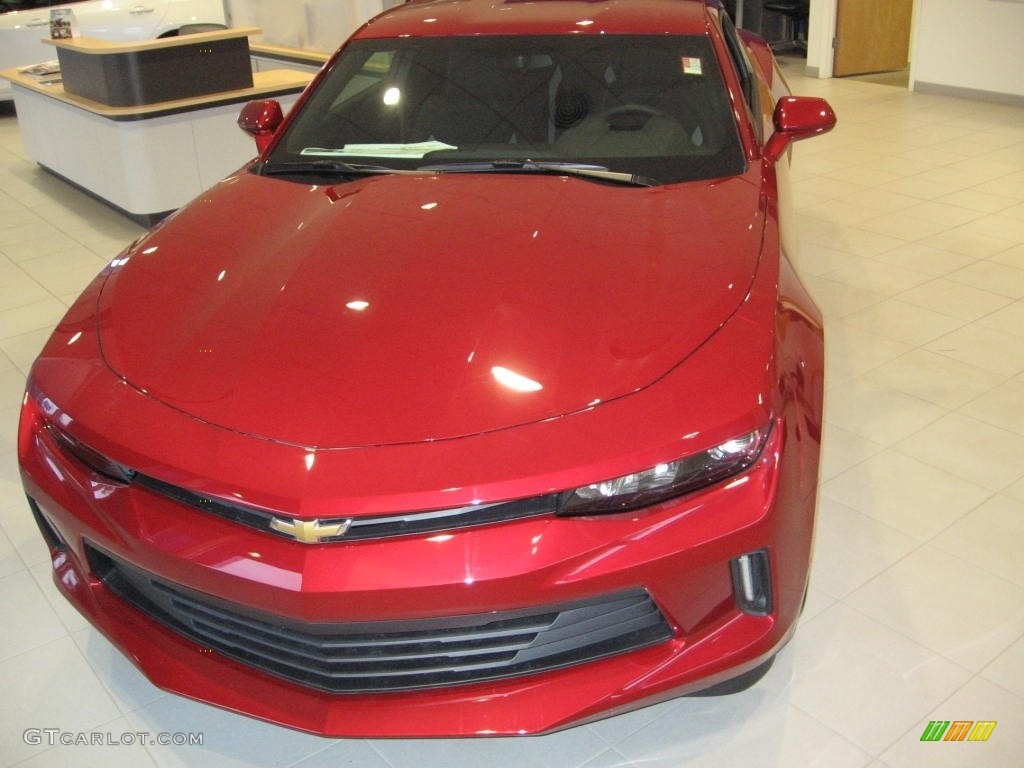 2016 Camaro LT Coupe - Garnet Red Tintcoat / Jet Black photo #1