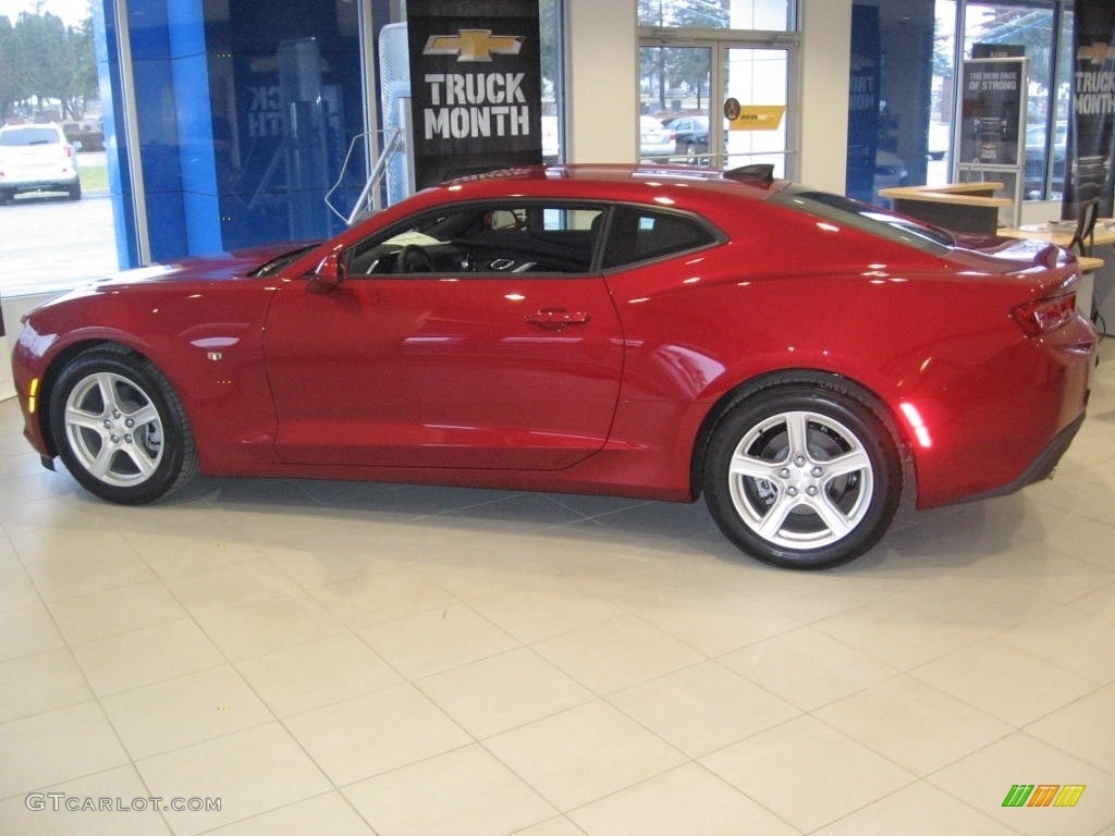 2016 Camaro LT Coupe - Garnet Red Tintcoat / Jet Black photo #2