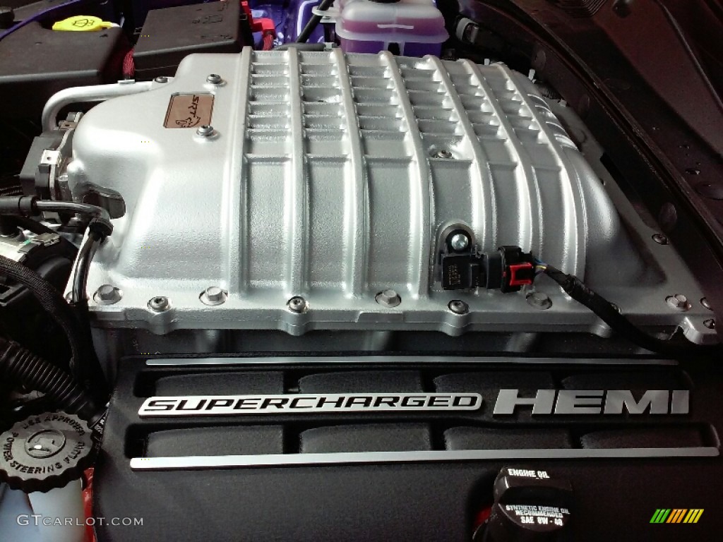 2016 Dodge Charger SRT Hellcat 6.2 Liter SRT Hellcat HEMI Supercharged OHV 16-Valve VVT V8 Engine Photo #111476446