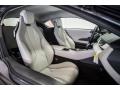 2016 BMW i8 Mega Carum Spice Grey Leather w/ Cloth Interior Front Seat Photo