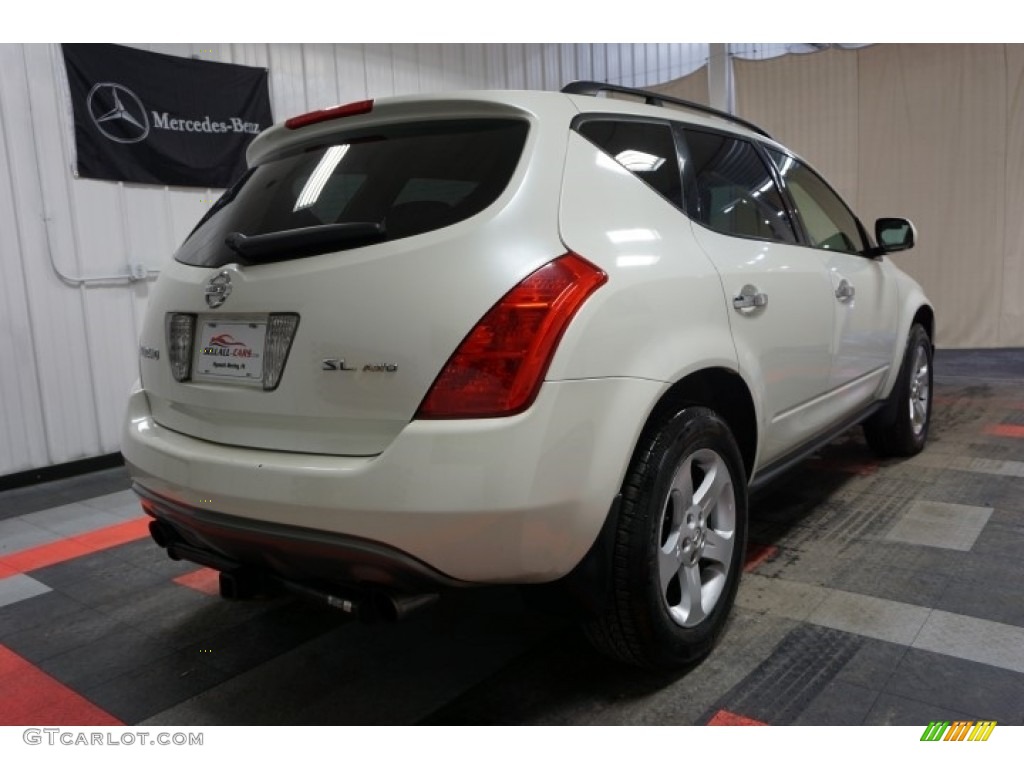 2004 Murano SL AWD - Glacier Pearl White / Charcoal photo #8