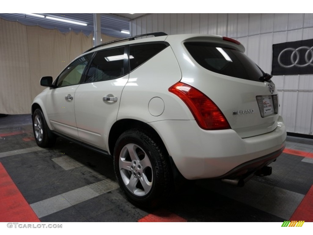 2004 Murano SL AWD - Glacier Pearl White / Charcoal photo #10