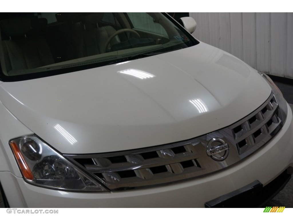 2004 Murano SL AWD - Glacier Pearl White / Charcoal photo #53